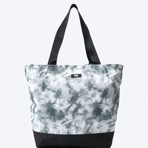 VS Pink Tye Dye Zippered Tote Purse